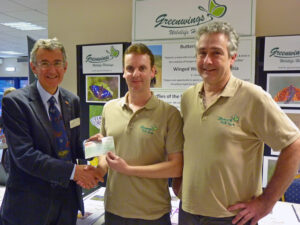 Matt & Julian with Martin Warren, CEO of Butterfly Conservation